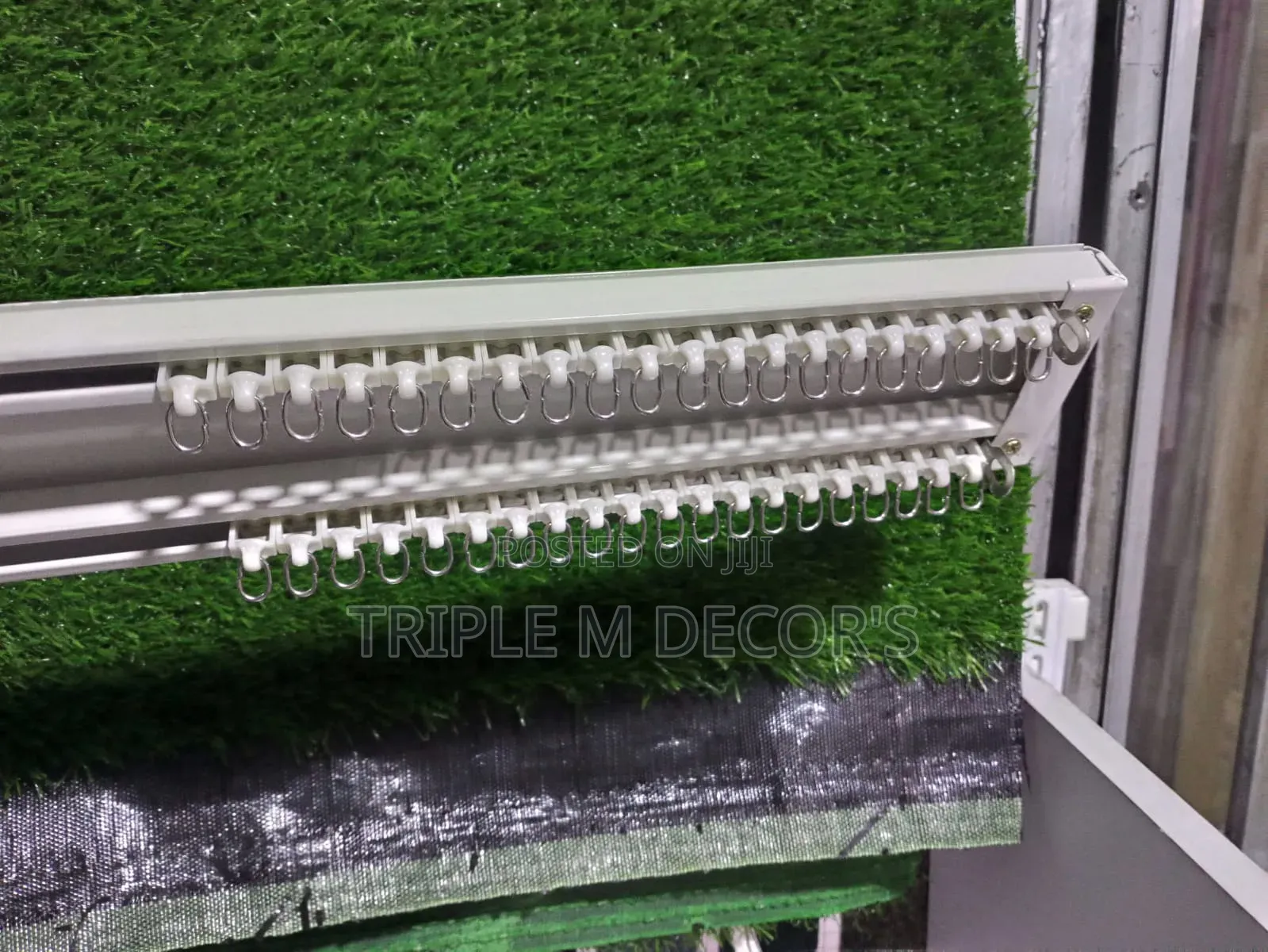 Strong Double Curtain Rail