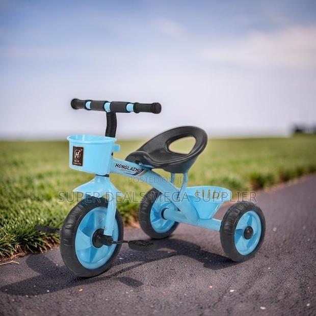 Easy to Move Sturdy Frame 1-3yrs Age 3 Wheels Kids Tricycles
