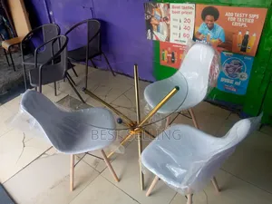 Modern Indoor or Outdoor Table and Chairs Set