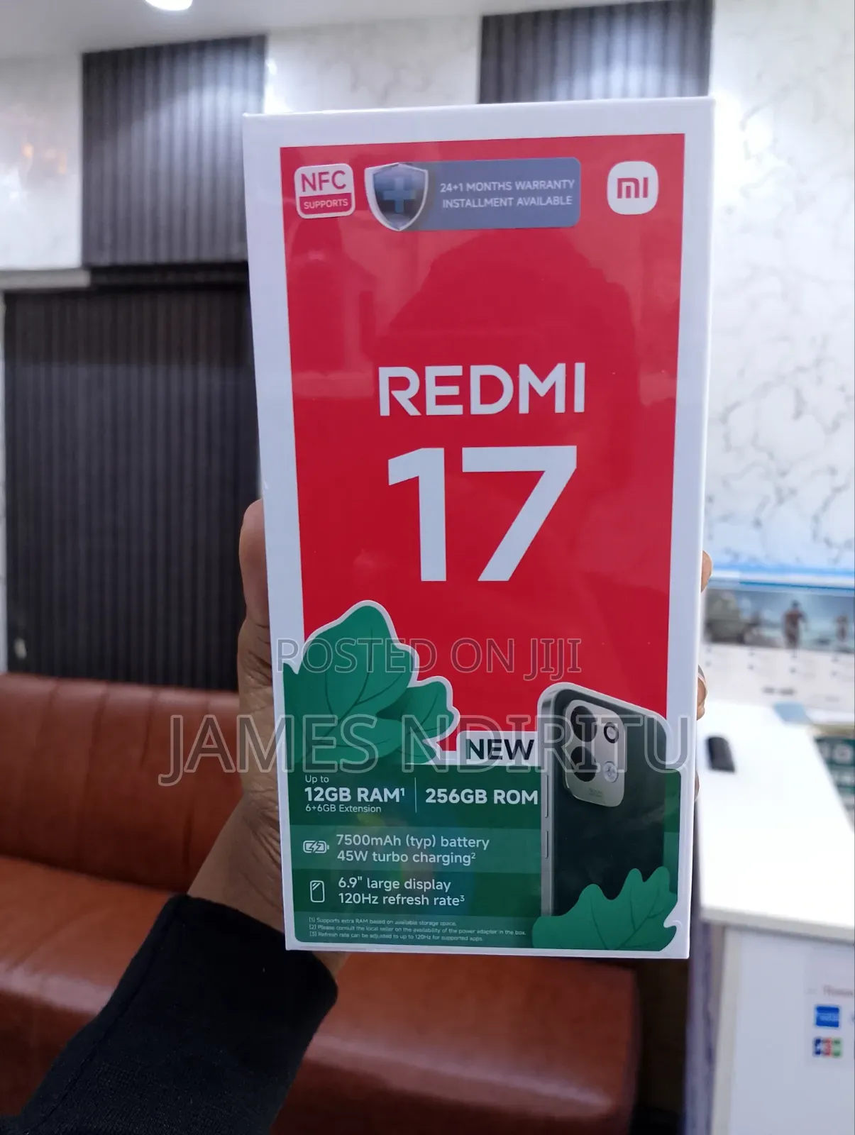 New Xiaomi Redmi 17 256 GB Green