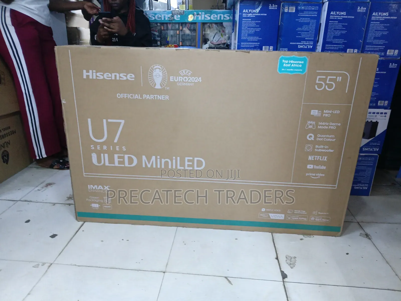 Hisense 55” U7 Uled Mini Led Smart TV