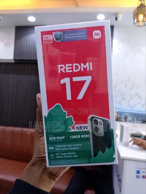 New Xiaomi Redmi 17 128 GB Red