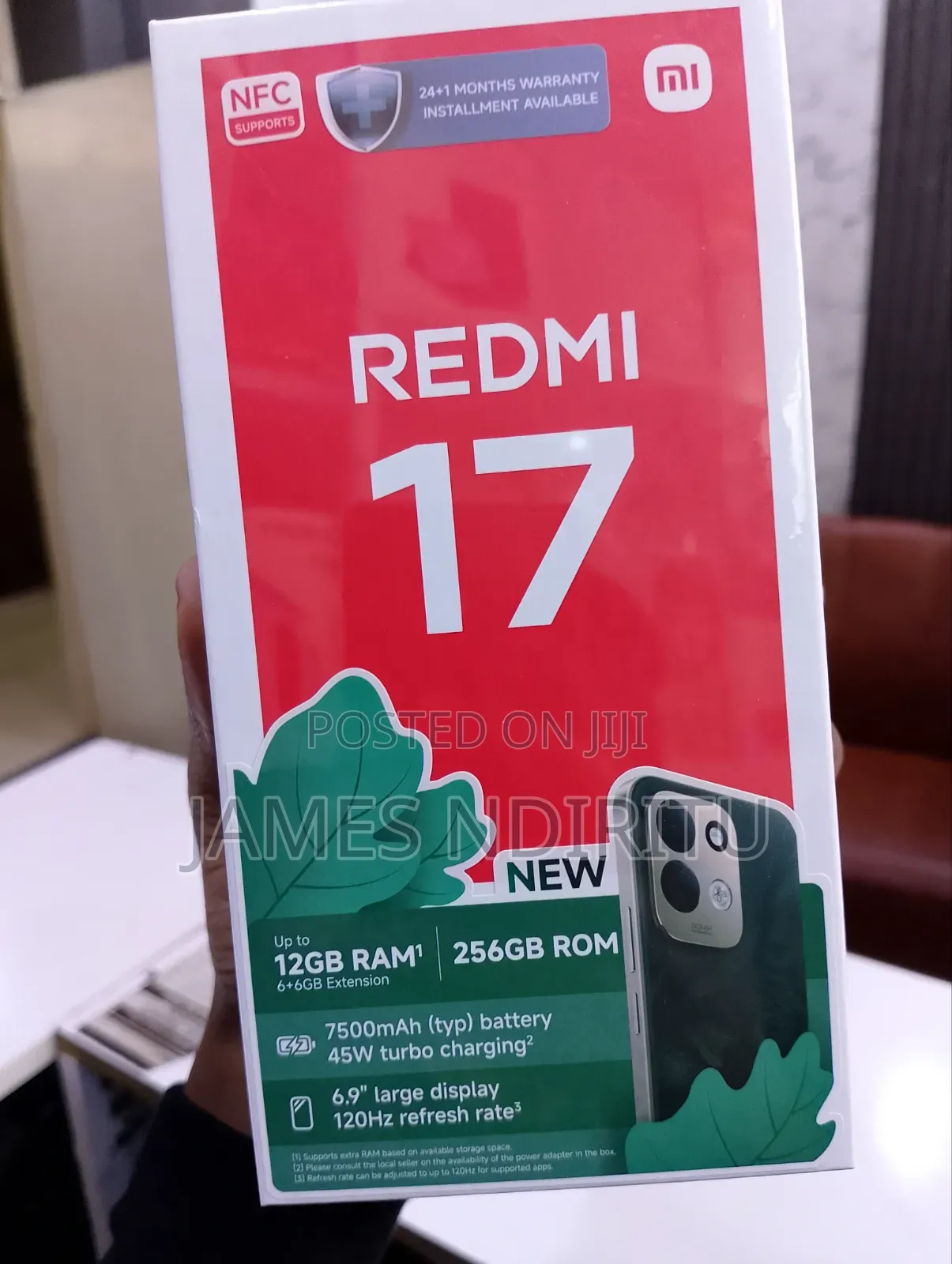 New Xiaomi Redmi 17 128 GB Red
