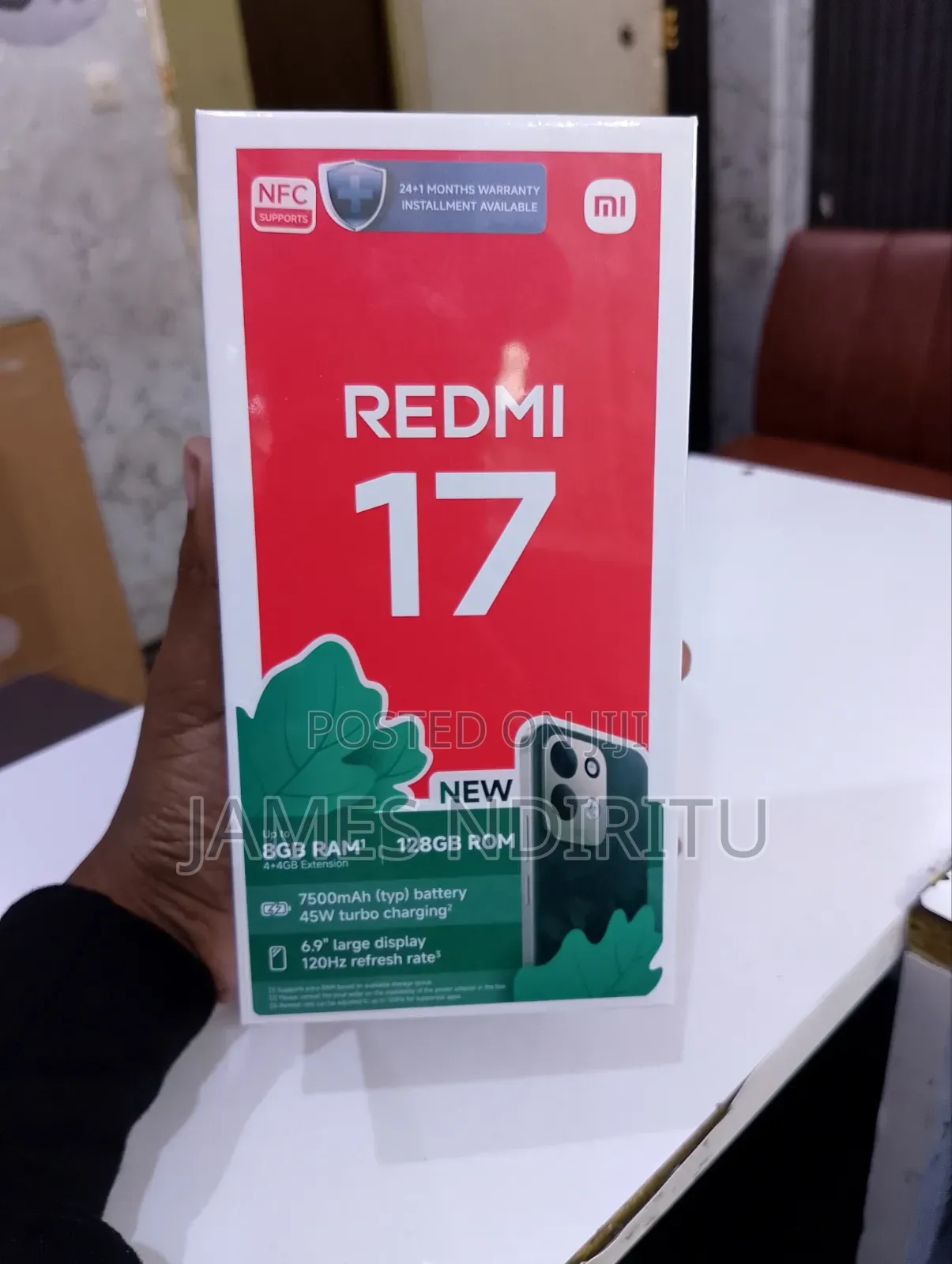 New Xiaomi Redmi 17 128 GB Red