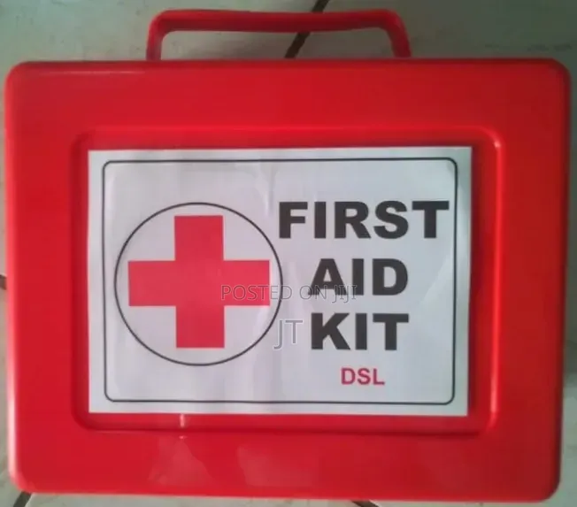 Red Big First Aid Box