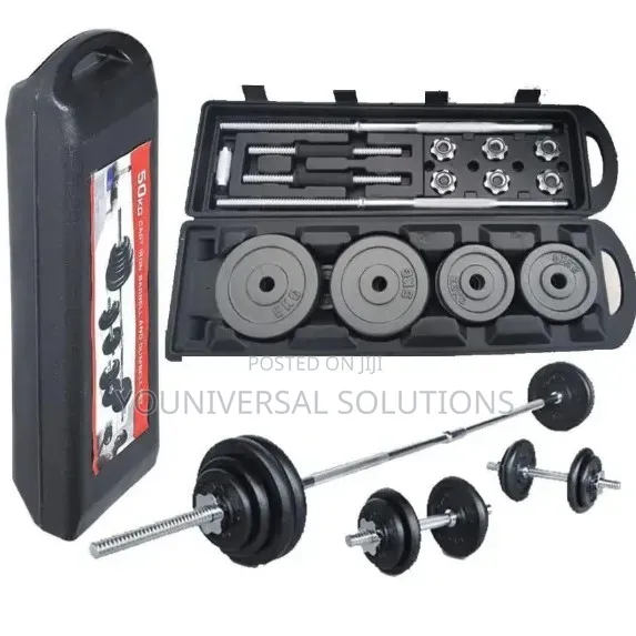 *York 50 Kg Dumbbell Set*