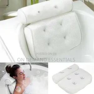 Bath Tub Bath Pillow Size 37x35x10cm 6 Silicone Suction Cups