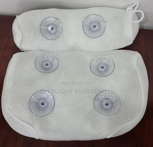 *Bath Tub Bath Pillow Size 37x35x10cm 6 Silicone Suction Cups