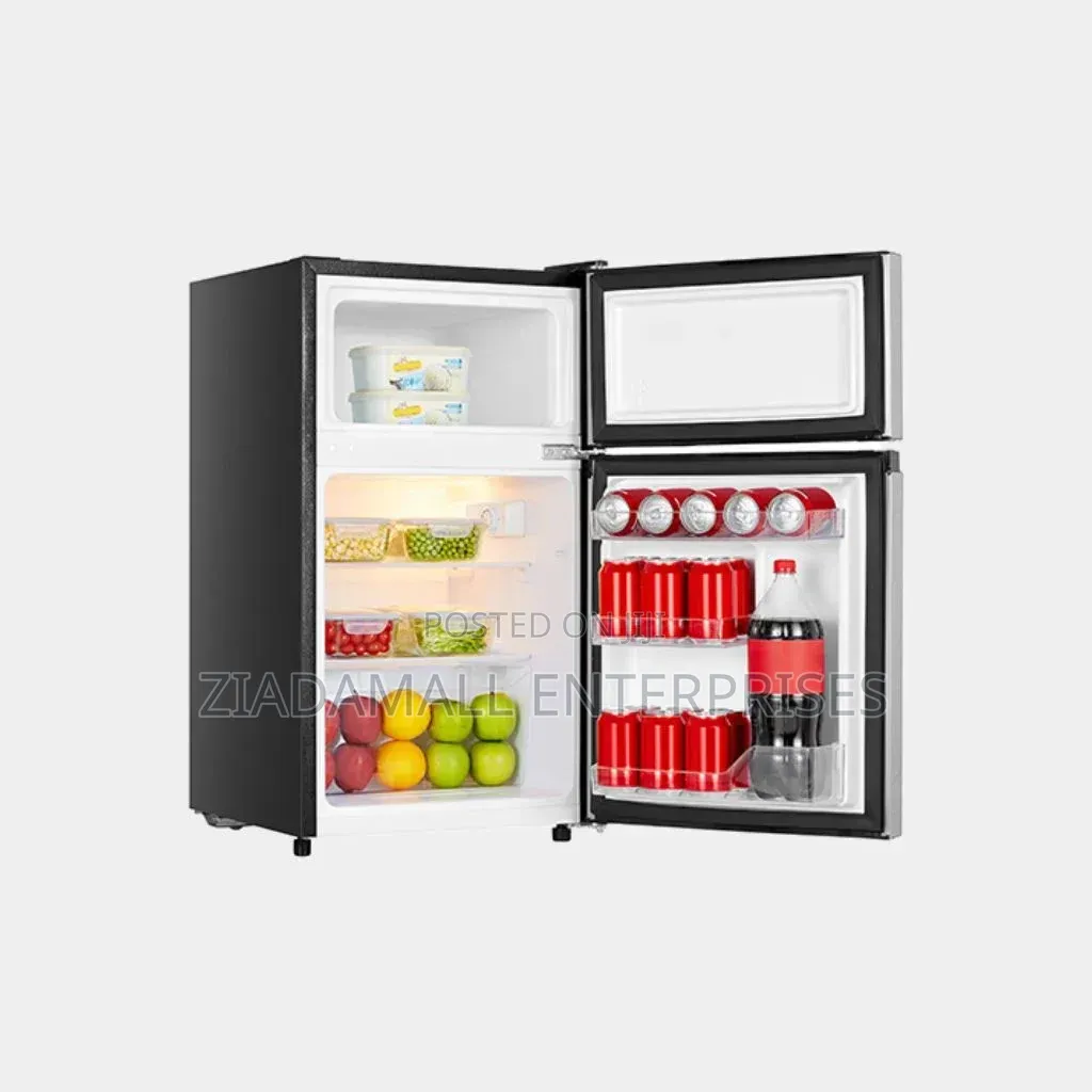 Colour Grey New Hisense Two Door 91L Refridgerator