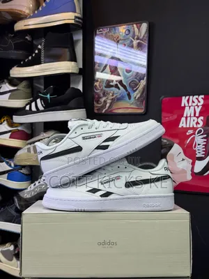 Reebok Club C Revenge in White and Black.