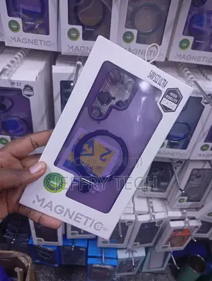 Purple Magnetic Phone Case Box for the Samsung Galaxy S22 Ultra