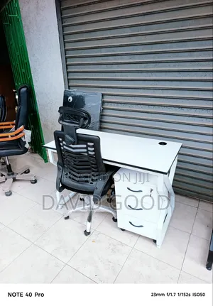 Study Table and a Chair +Mobile Pedestrial