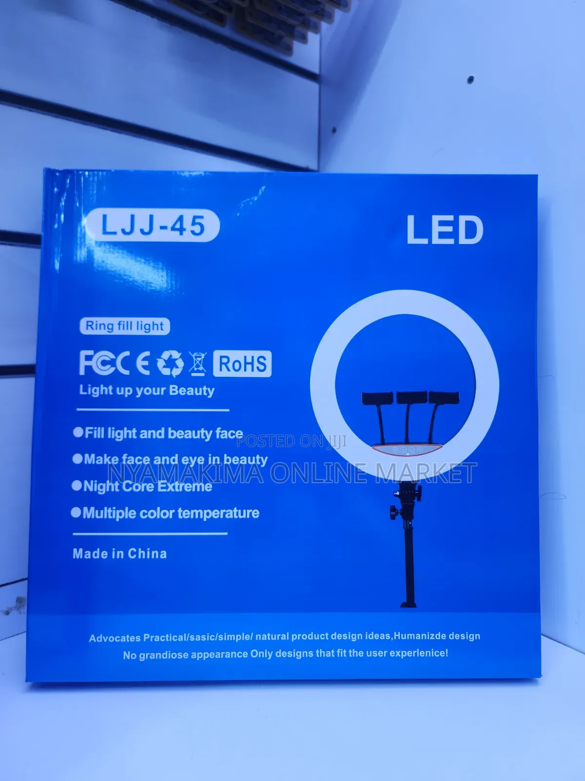 Led Ringlight LJJ-45 18" With Tripod Stand