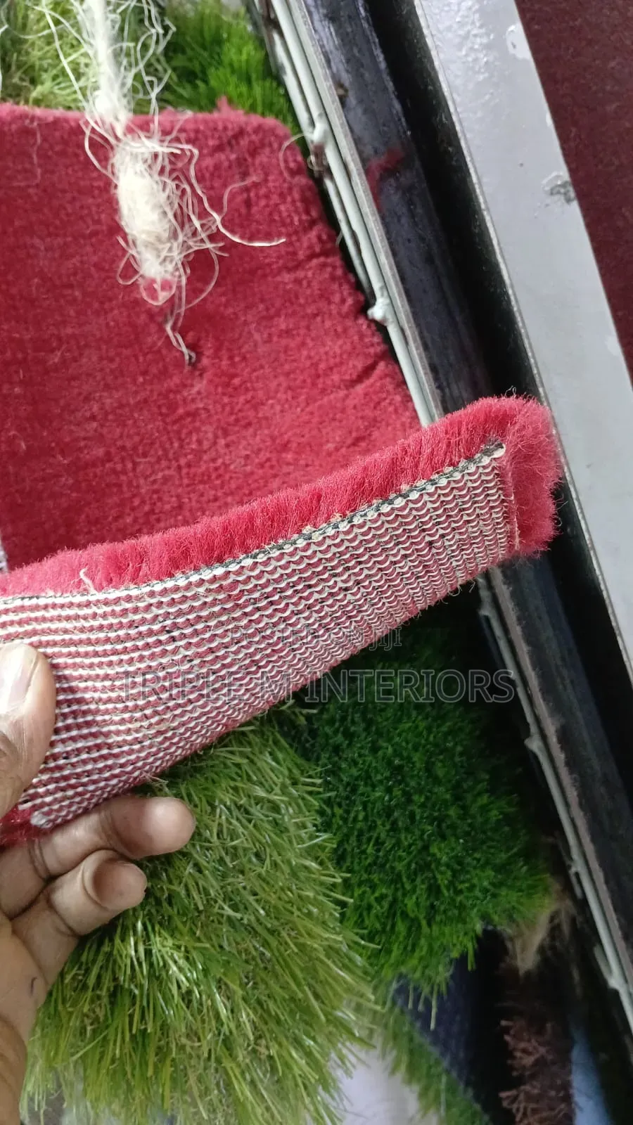 Vibrant Red USA 8mm Carpet for Churches/Offices Altar Spaces