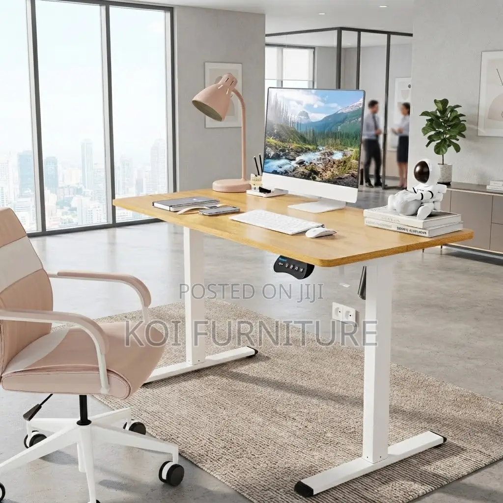 Office Desk; 140cm Electric Home Office Studio Streaming Desk