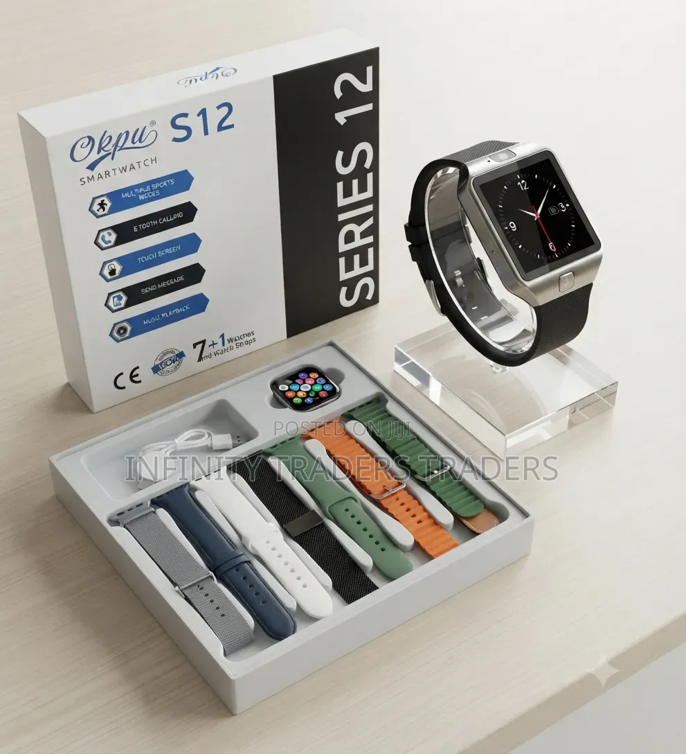 Smartwatch With 8 Straps