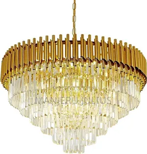 60mm Gold Crystal Chandelier