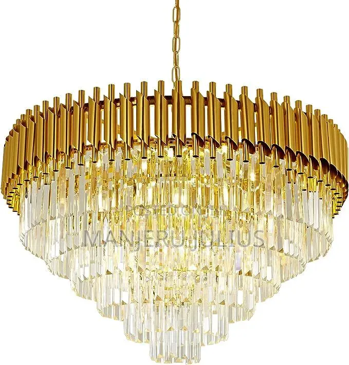 60mm Gold Crystal Chandelier