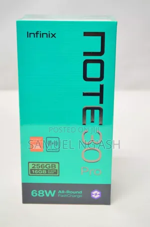 Infinix Note 30 Pro 256 GB Black