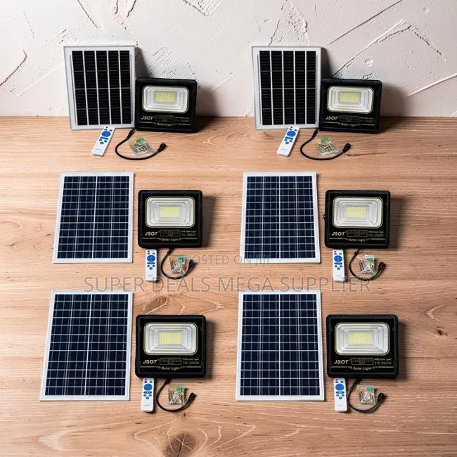 Super Bright Long-Range 100W,200W,300W Watts Solar Flood Lights