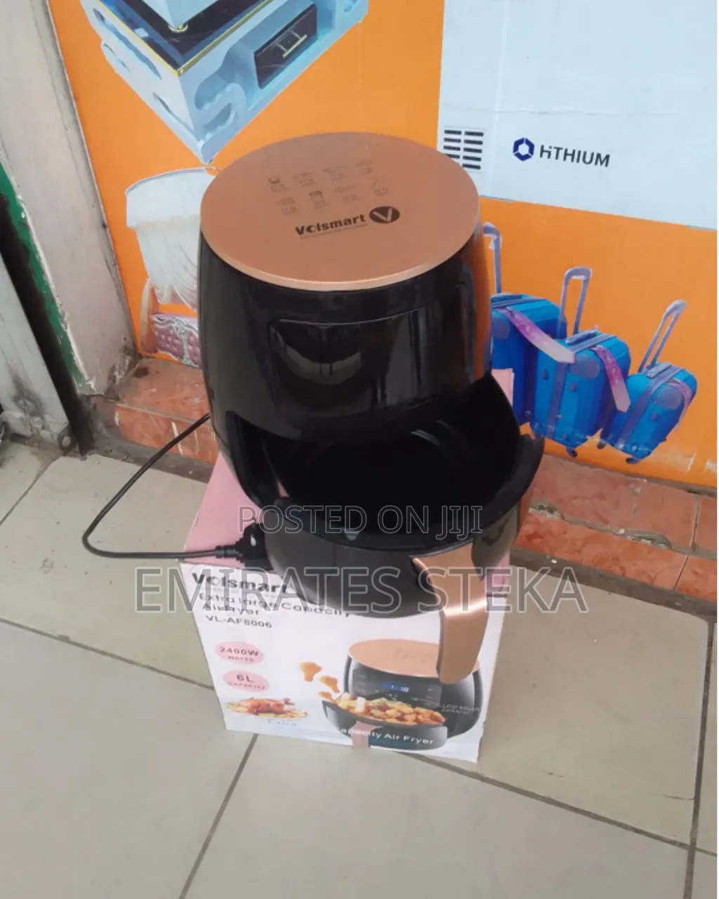 VOLSMART VL-AF8006, 6 Litre Air Fryer (1 YR WRTY)