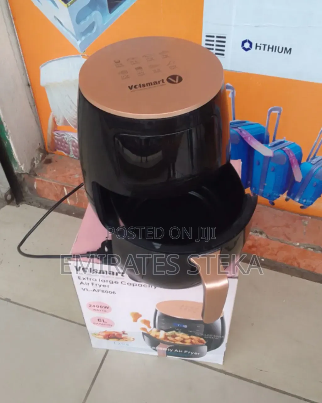 VOLSMART VL-AF8006, 6 Litre Air Fryer (1 YR WRTY)