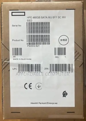 Hpe 480gb Sata 6g Server SSD