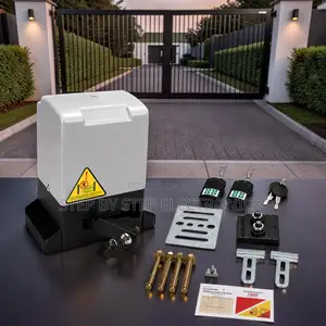 Smart Remote Control Automatic Sliding Gate Opener Complete Kit