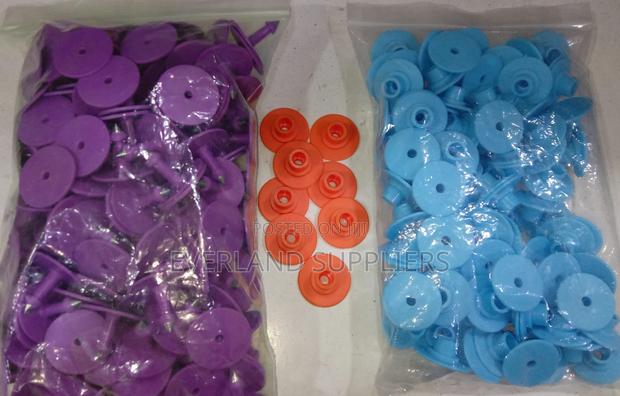 Numbered Animal Identification Round Ear Tags - Goats - main view