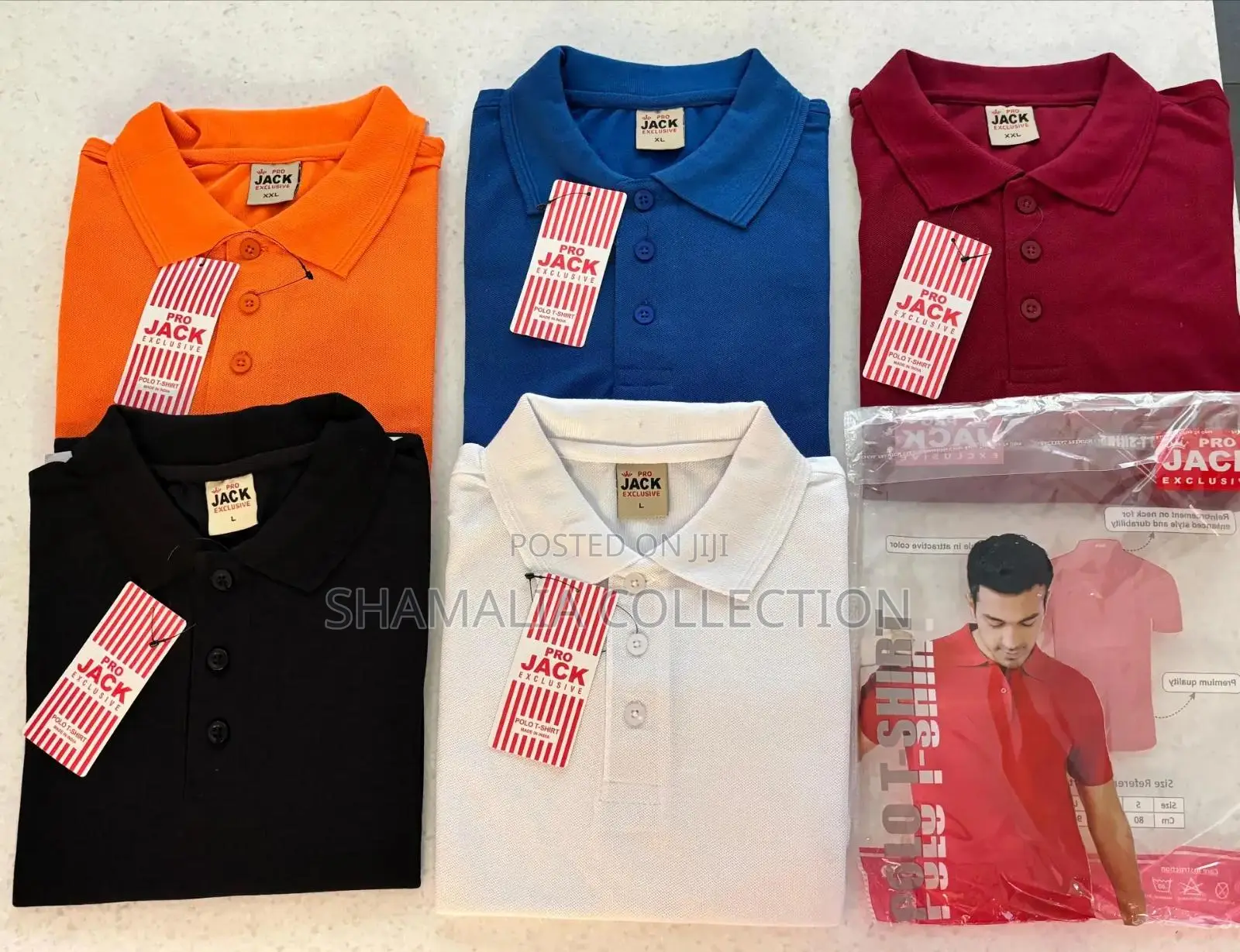 Bulk Polo T-Shirts – Assorted Sizes