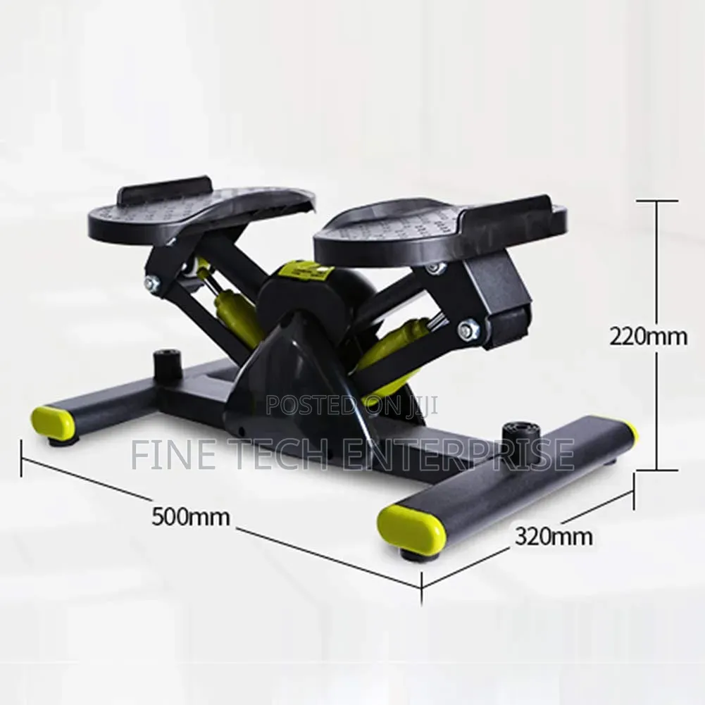 V-Shaped Pedal Trainer (Rock Stepper) With Elastic Rope and Mat.