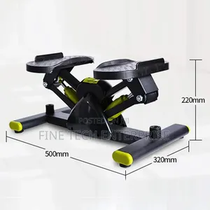 V-Shaped Pedal Trainer (Rock Stepper) With Elastic Rope and Mat.