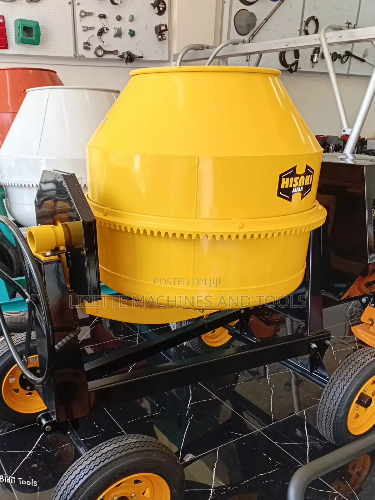 Hisaki Japani 500L Diesel Powered Concrete Mixer With 10hp Engine