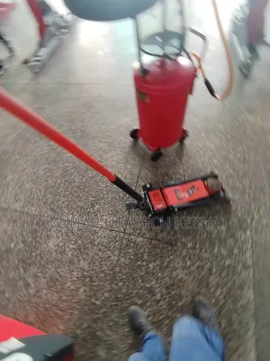 Safety Overload Valve Heavy Duty 4tns Trolley Jack Machine Sunshine