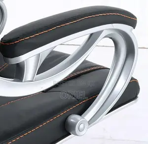 Office Chair : Executive Premium Black PU Leather Office Chair