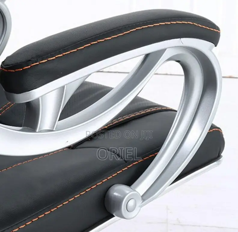 Office Chair : Executive Premium Black PU Leather Office Chair