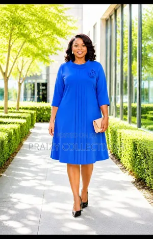 Elegant Pleated a-Line Dress