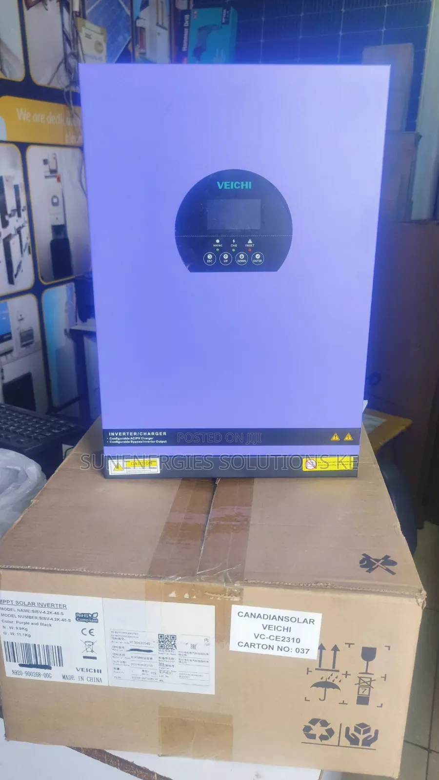 4200kw 48v 127A Veichi MPPT Solar Inverter