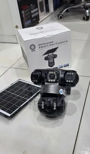 V380 Pro 4G Triple-Lens Solar Camera: Complete 360° Smart Surveillance