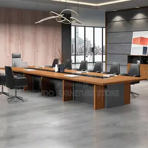 Boardroom Table; 6 Meter Diplomatic U Shape Boardroom Table