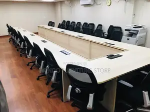 Boardroom Table; 6 Meter Diplomatic U Shape Boardroom Table
