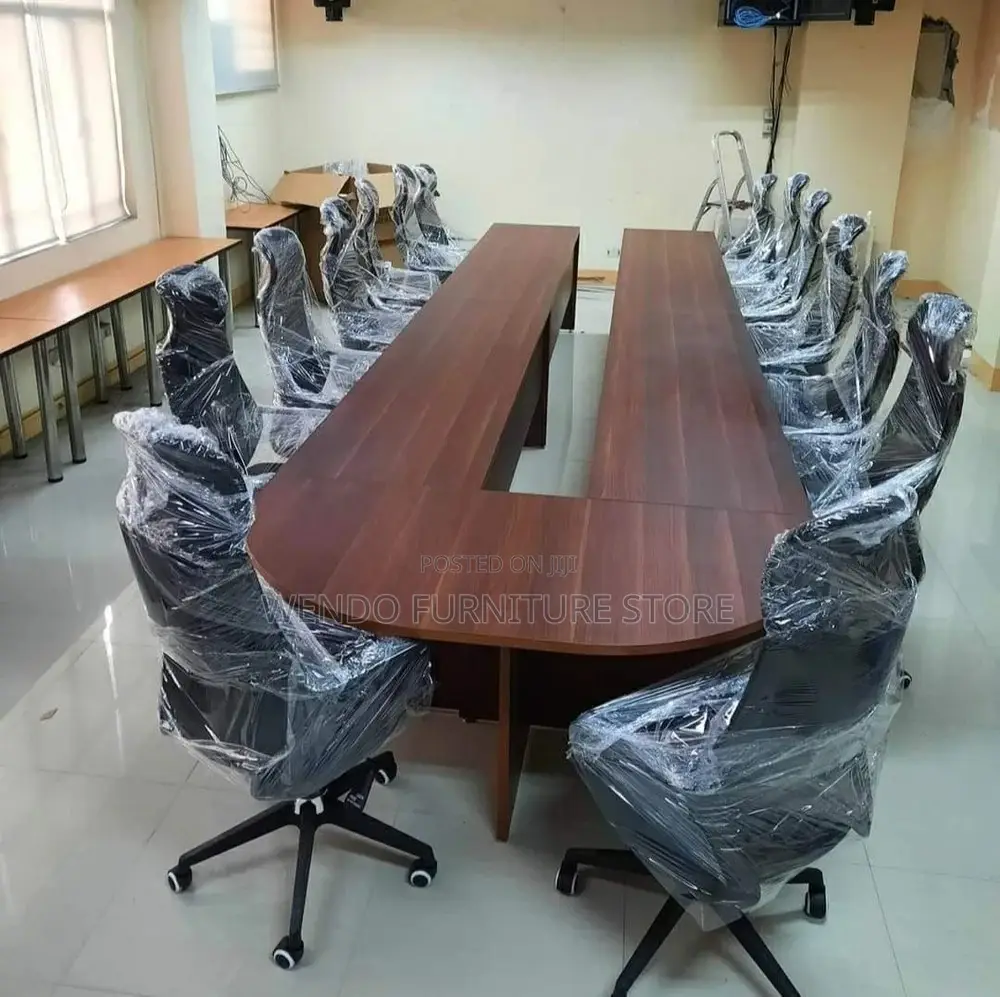 Boardroom Table; 6 Meter Diplomatic U Shape Boardroom Table