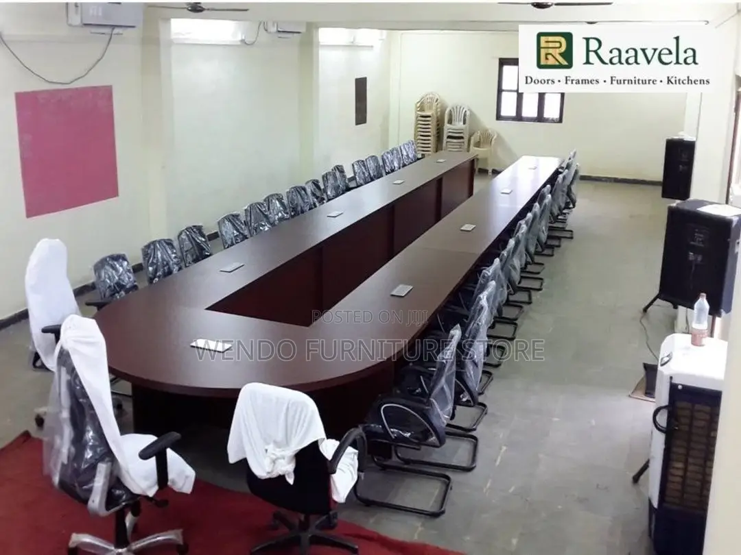 Boardroom Table; 6 Meter Diplomatic U Shape Boardroom Table