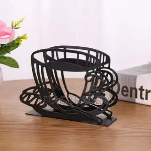 Modern Metallic Serviette Holder Gale