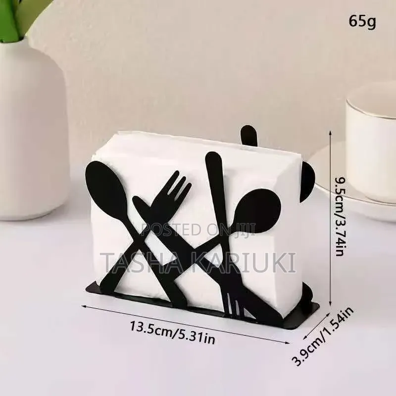 Modern Metallic Serviette Holder Gale
