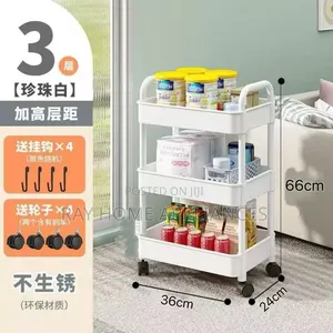 3 Tier Multipurpose Storage Trolley