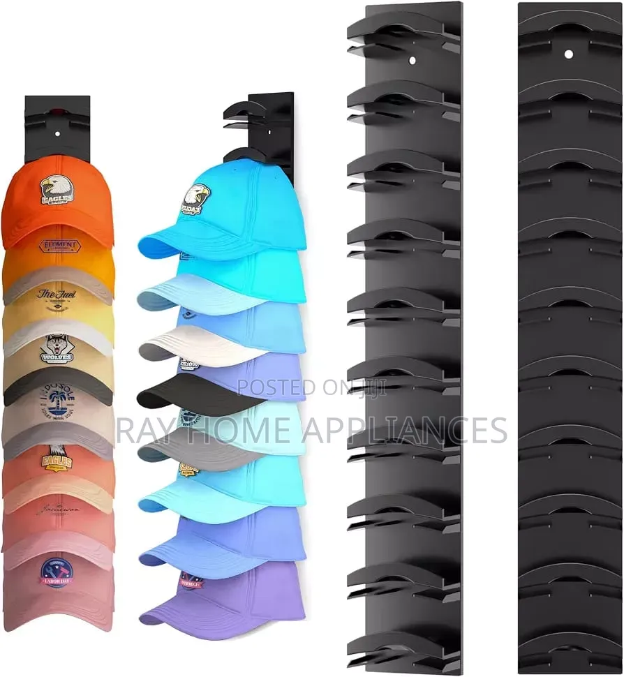 Wall-Mounted Cap Organizer Rack