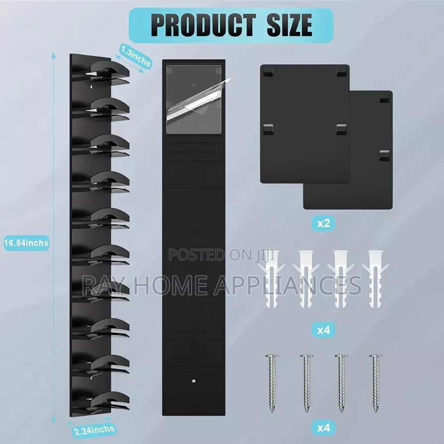 Wall-Mounted Cap Organizer Rack
