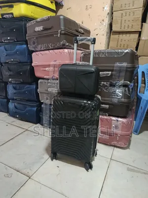 2 in 1 Unbreakable Rubber Suitcase Bag