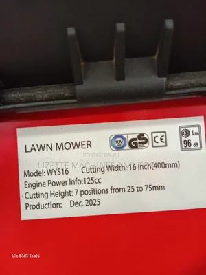 125cc Briggs and Stratton 16" Petrol Powered Lawn Mower